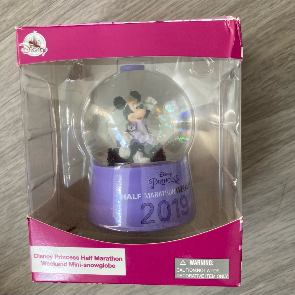 Disney Princess half marathon weekend snow globe